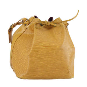 LOUIS VUITTON Epi Petit Noe Shoulder Bag Yellow M44102 LV Auth 105711